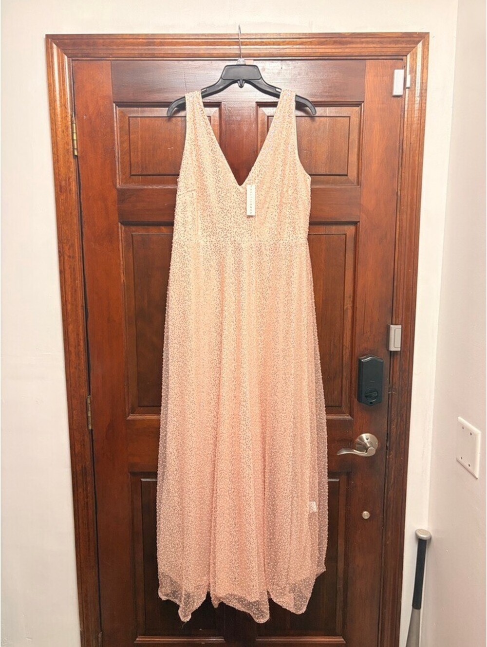 NWT Baltic Born Blush Sequin Maxi Dress XL | PERFECT FOR WEDDINGS!